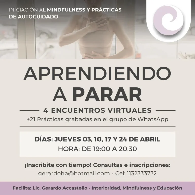 Aprendiendo a parar – Próximamente!